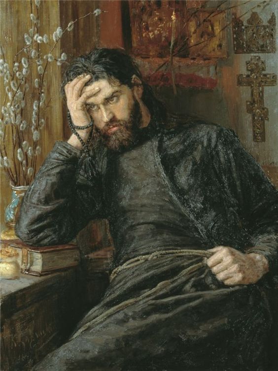 Константин Савицкий, "Инок". 1897 г.: Russian Artists, Savitsky Russian, 1897 Monk, Russian Painting, Art Portraits