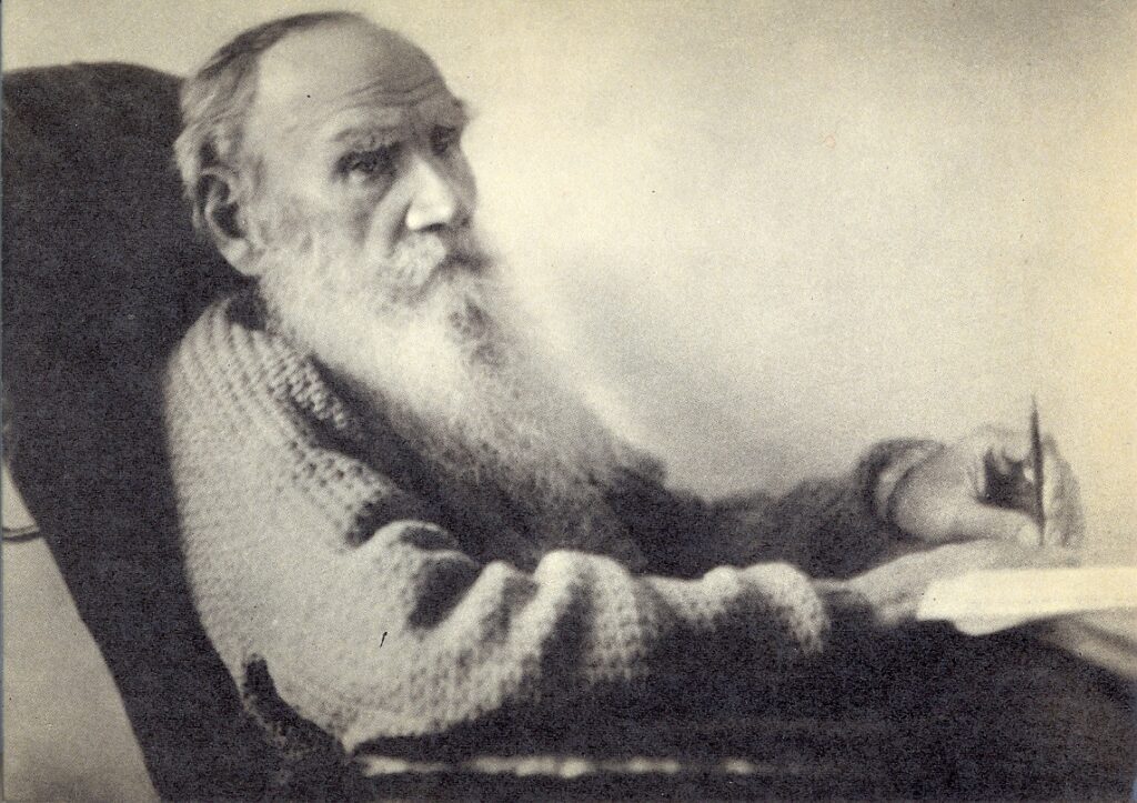 28 август 1908 г., Ясная поляна - Л. Н. Толстой в деня на 80-годишния си юбилей